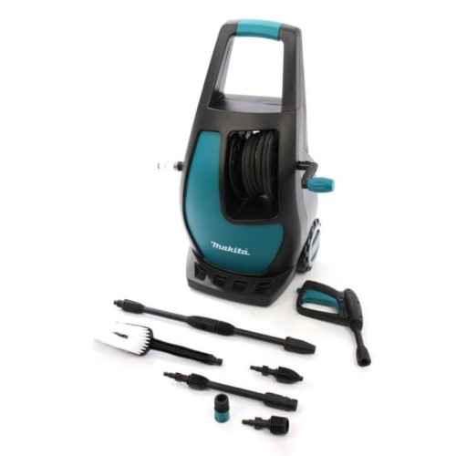 Makita Hw111 Myjka Wysokociśnieniowa 1700w 110bar Wąż 5,5m Bęben