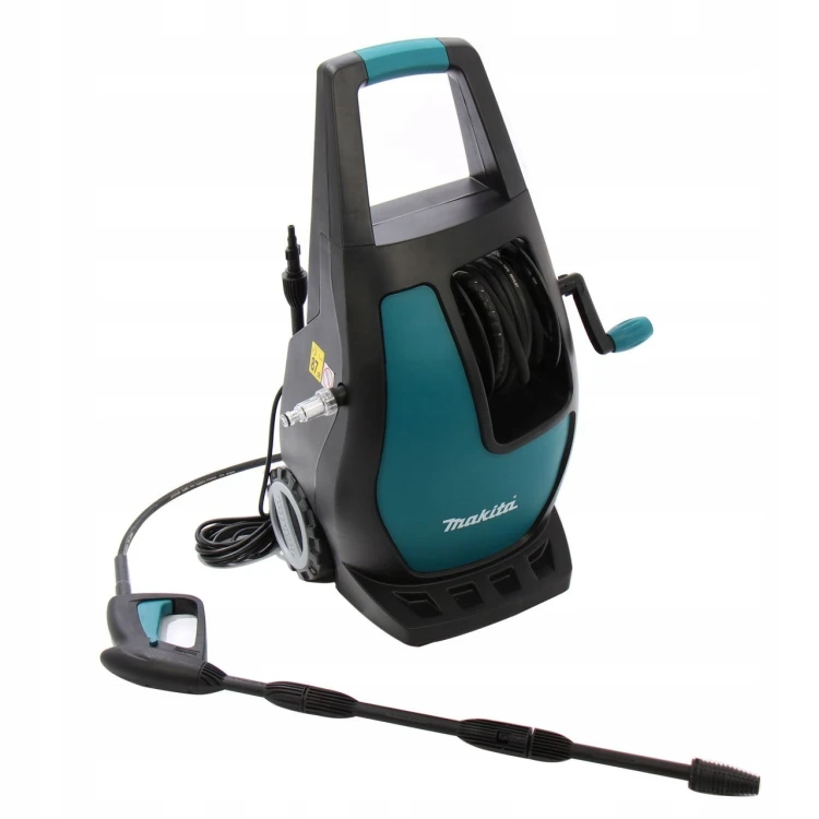 Makita Hw111 Myjka Wysokociśnieniowa 1700w 110bar Wąż 5,5m Bęben