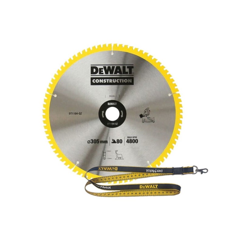 Dewalt DT1184-QZ tarcza do cięcia drewna 305x30mm