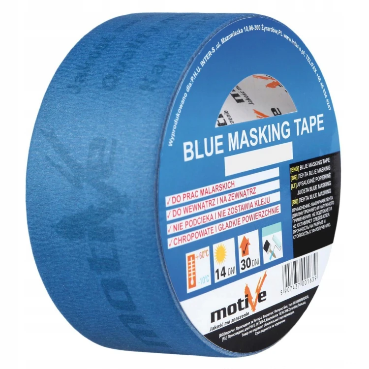 Motive 020313 Taśma Malarska Niebieska 30mm X 50m Blue Masking Tape