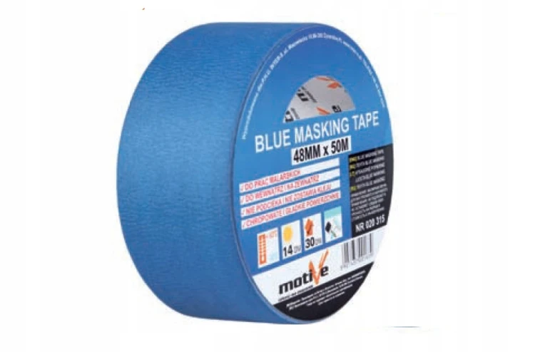 Motive 020313 Taśma Malarska Niebieska 30mm X 50m Blue Masking Tape