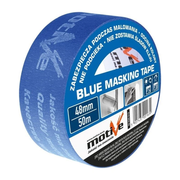 Motive 020313 Taśma Malarska Niebieska 30mm X 50m Blue Masking Tape