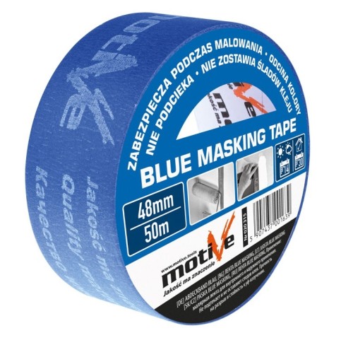 Motive 020313 Taśma Malarska Blue Masking Tape 30mm 50m Niebieska