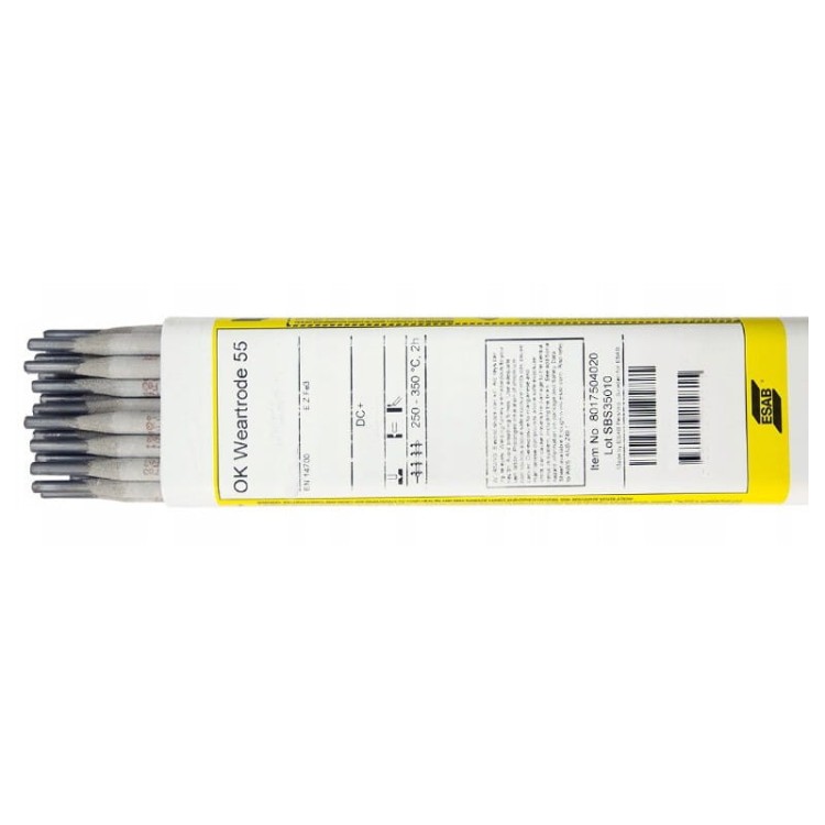 Esab elektroda OK Weartrode 55 3,2 132szt 5,3kg