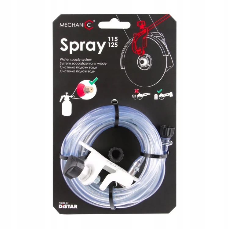 Distar 71419034028 System Podawania Wody Spray Do Szlifierki 76 115 125mm