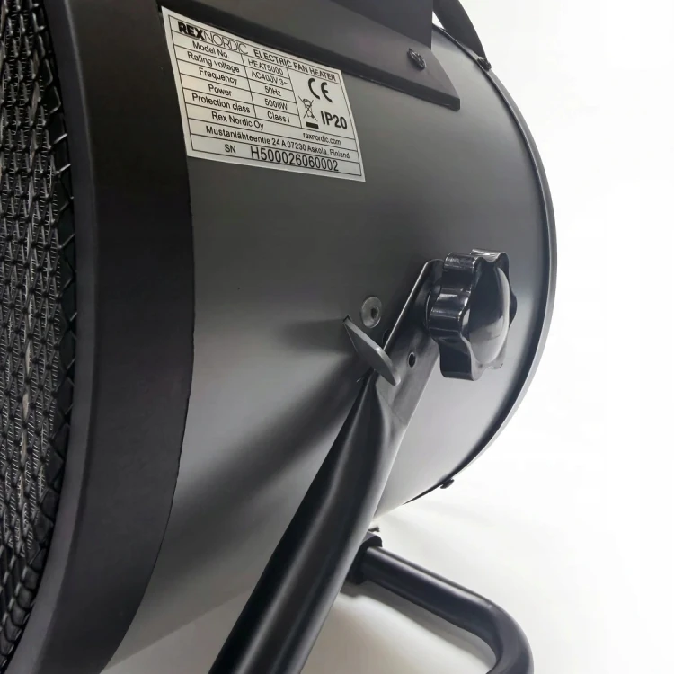 Rex Nordic Heat5000 Nagrzewnica Elektryczna 5kw Ptc 400v 3-fazowa Termostat