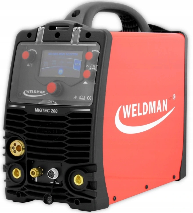 Półautomat Spawalniczy Migtec 200LCD Synergy Mig Mag Mma Tig Flux 200a 230v