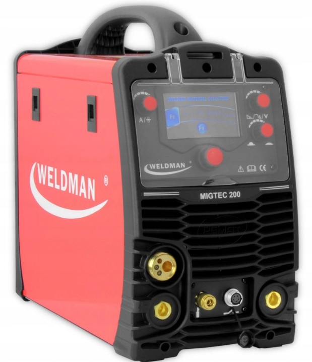 Półautomat Spawalniczy Migtec 200LCD Synergy Mig Mag Mma Tig Flux 200a 230v
