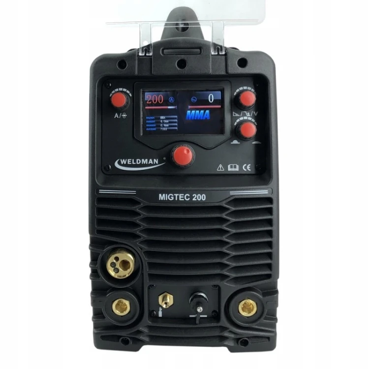 Półautomat Spawalniczy Migtec 200LCD Synergy Mig Mag Mma Tig Flux 200a 230v