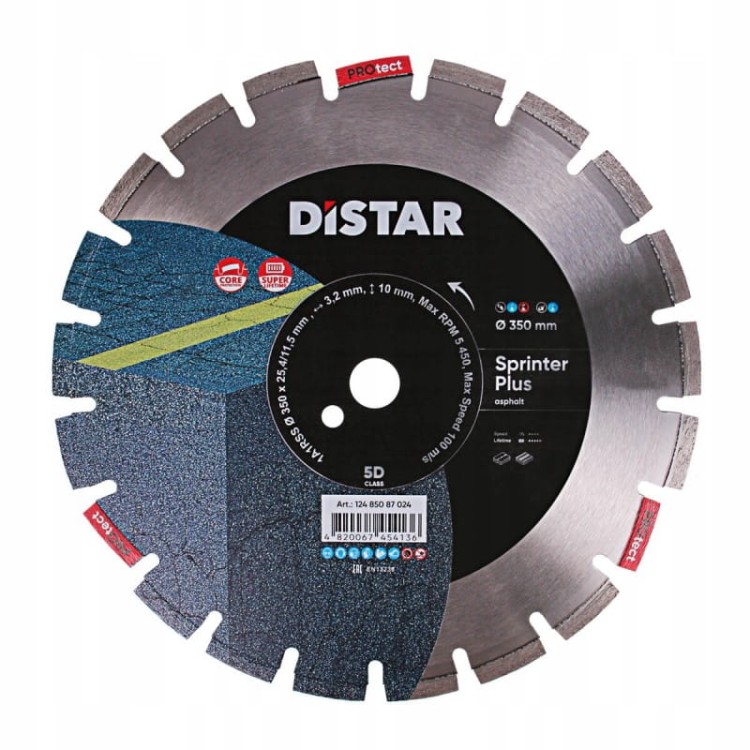 Distar Tarcza Diamentowa Do Asfaltu - Tarcza do Betonu 350x3,2