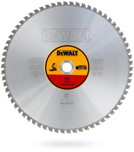Dewalt Dt1926 Tarcza Do Cięcia Stali Metalu 355x25,4mm 66z Dw872