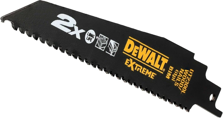 Dewalt Dt2441l Zestaw 12 Brzeszczotów Do Piły Szablastej Drewno Metal