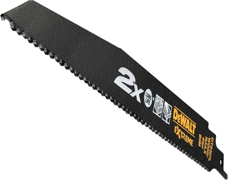 Dewalt Dt2441l Zestaw 12 Brzeszczotów Do Piły Szablastej Drewno Metal