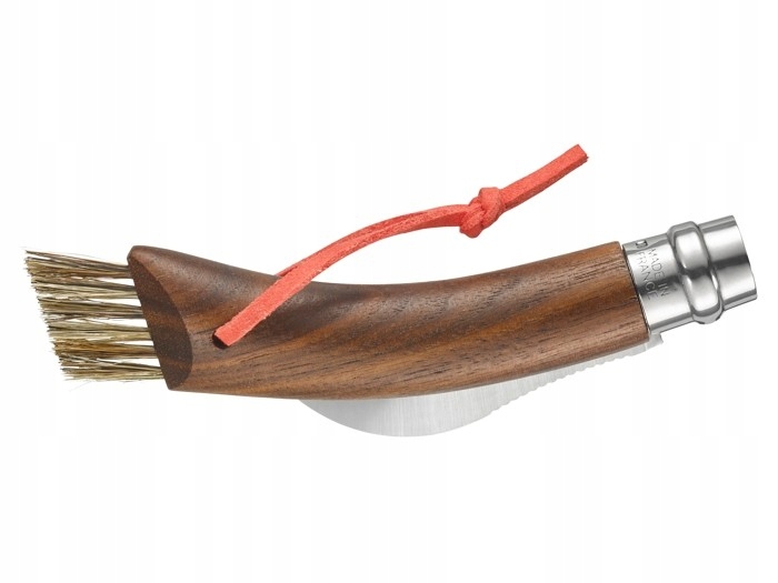 Opinel 003250 Nóż Do Grzybów No 08 Black Orzech Virobloc Prezent