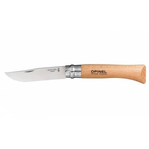 Opinel 123100 Nóż Składany No 10 Inox Natural Buk 100mm Virobloc
