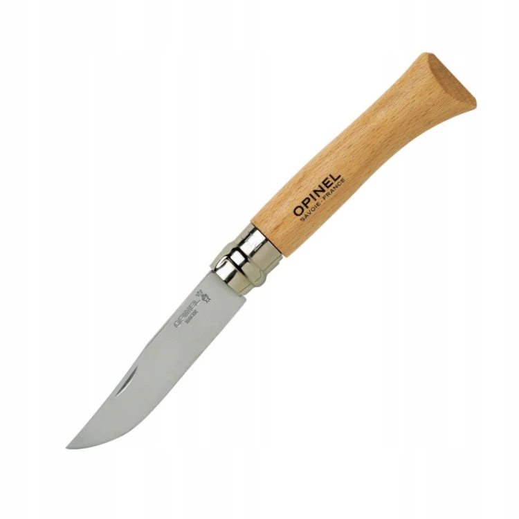 Opinel 123100 Nóż Składany No 10 Inox Natural Buk 100mm Virobloc