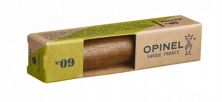Opinel 002425 Nóż Składany No 09 Walnut Inox Orzech 90mm Virobloc