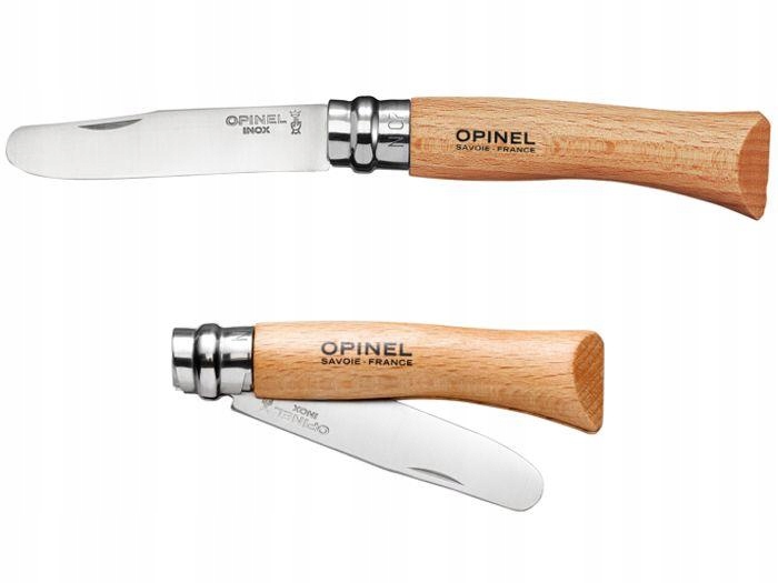 Opinel 002400 Nóż My First 75mm Virobloc Z Etui Zestaw Prezentowy