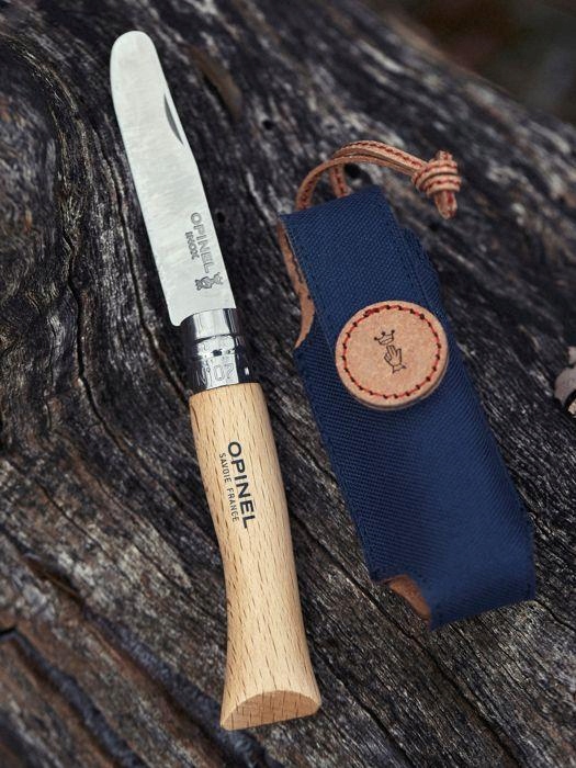 Opinel 002400 Nóż My First 75mm Virobloc Z Etui Zestaw Prezentowy