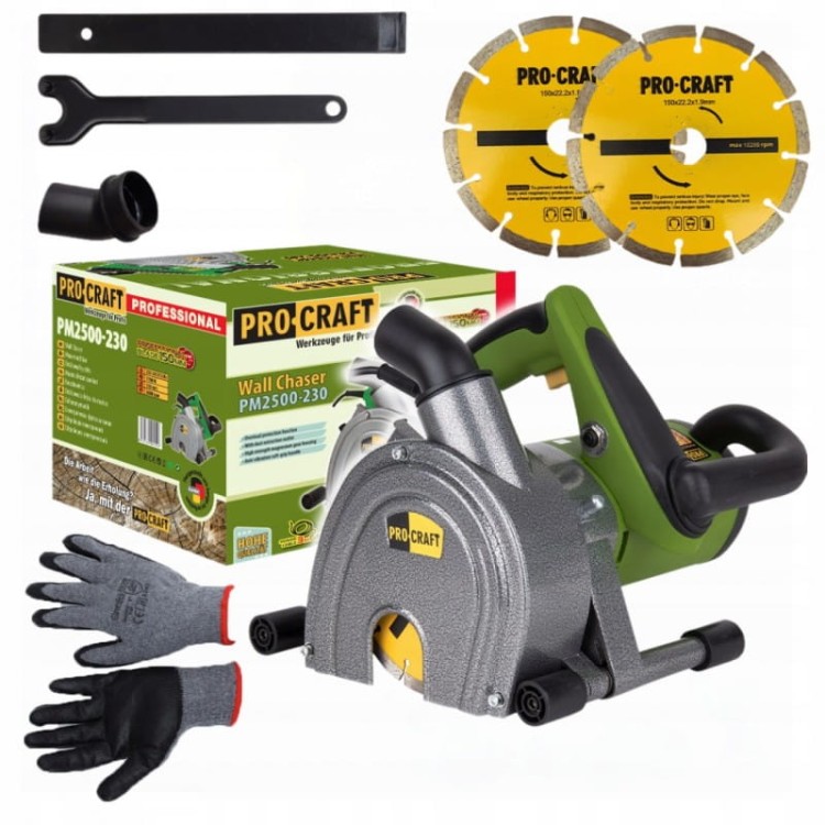 Procraft PM2500 Bruzdownica Elektryczna 2500W 150mm Mocna Wydajna