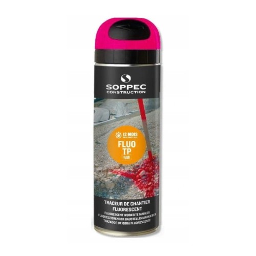 Soppec TP Fluo spray różowa farba geodezyjna