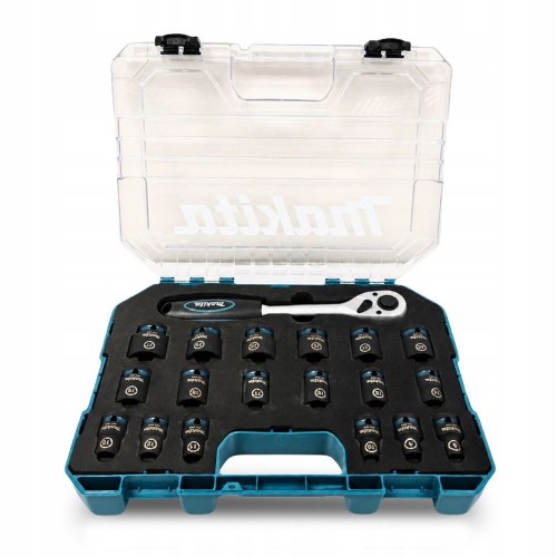 Makita E-30069 Zestaw Nasadek Udarowych 1/2 19 El. 8-27mm Grzechotka