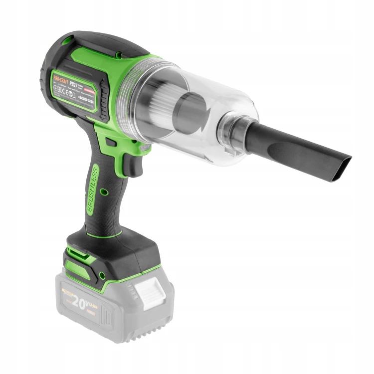 Procraft Pb27-bb Dmuchawa Akumulatorowa 20v Odkurzacz Bezszczotkowy 540m3/H