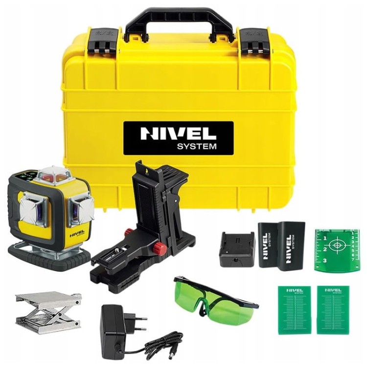 Nivel System Cl4d-g Laser Krzyżowy 4x360 Zielony Ip54 Bluetooth