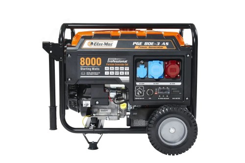 Oleo-mac Pge 80e-3 As Agregat Prądotwórczy 6,5kw 230v 400v Avr