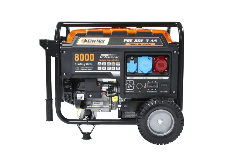 Oleo-mac Pge 80e-3 As Agregat Prądotwórczy 6,5kw 230v 400v Avr