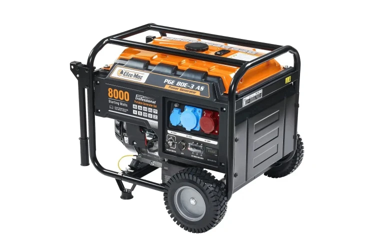 Oleo-mac Pge 80e-3 As Agregat Prądotwórczy 6,5kw 230v 400v Avr