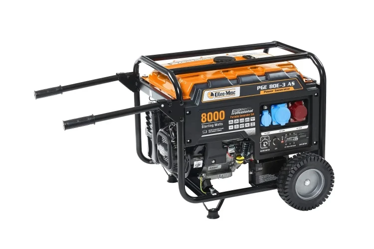 Oleo-mac Pge 80e-3 As Agregat Prądotwórczy 6,5kw 230v 400v Avr