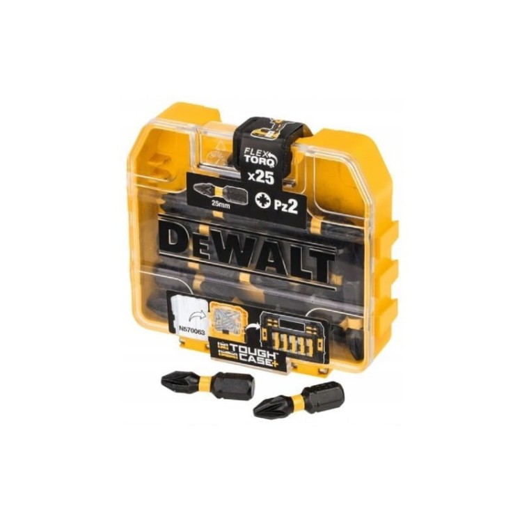 DeWalt DT70556T-QZ Zestaw bitów Udarowych PZ2 25mm