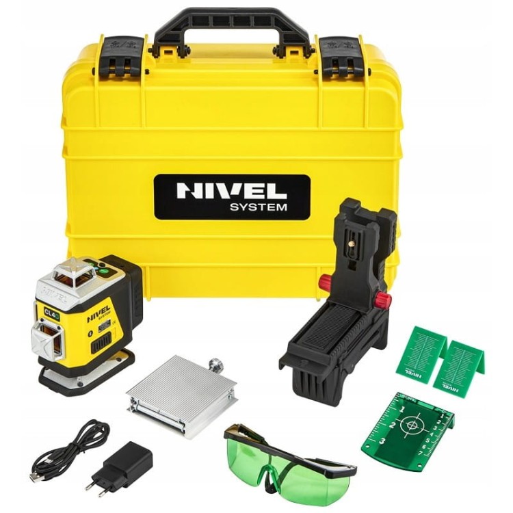 Nivel System CL4G Laser krzyżowy 4x360 zielony