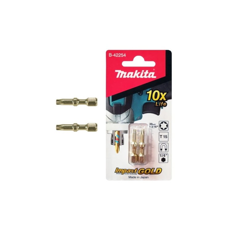 Makita T15 Zestaw bitów B-42254