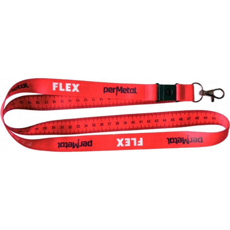 Smycz z miarą na klucze Flex perMetal 1m