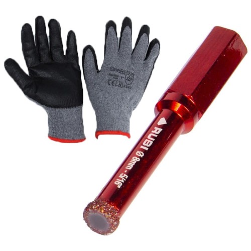 Rubi 05924 wiertło diamentowe Ø 8mm na sucho gres