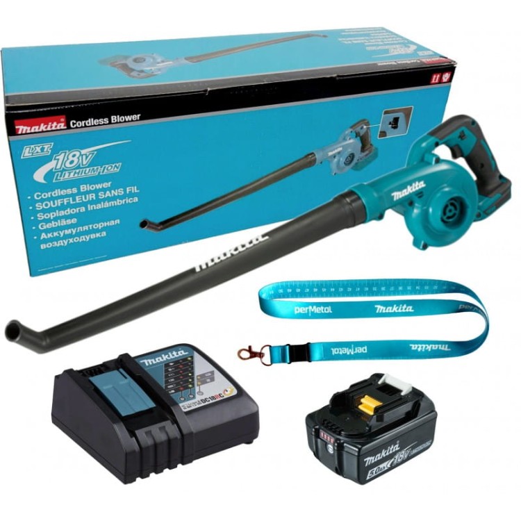 Makita Dub186rt Dmuchawa Do Liści Akumulatorowa Lxt 18v Aku 5ah Ładowarka