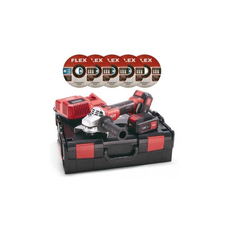 Flex L 125 szlifierka kątowa 18.0-EC/5,0 SET