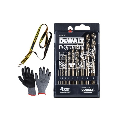 DeWalt DT5935-QZ zestaw 10 wierteł do metalu cobalt 1-10