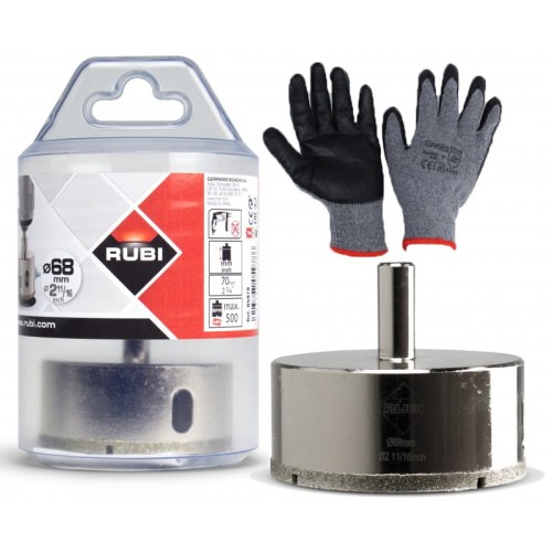 Rubi 05978 wiertło diamentowe Ø 68mm na mokro Easy Gres