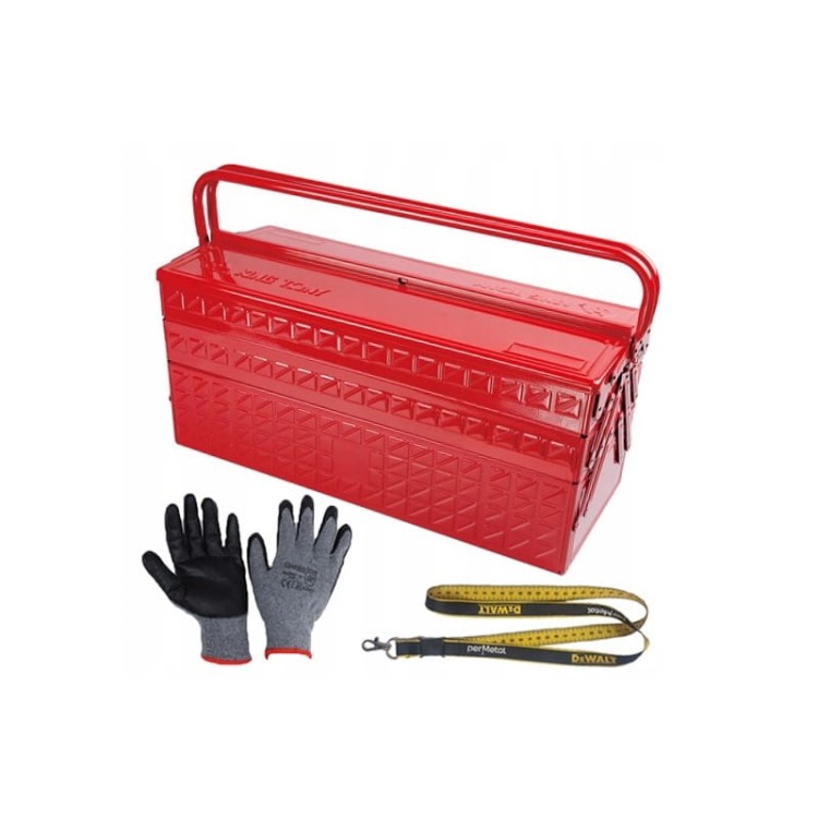 King tony 87408 skrzynka na narzędzia rozkładana 530x220x240mm