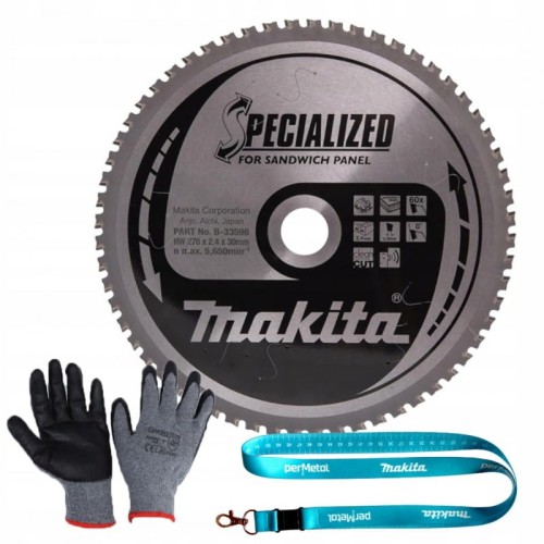 Makita b-33598 tarcza do metalu i  paneli i płyt warstwowych 270x30mm 60z b-33598