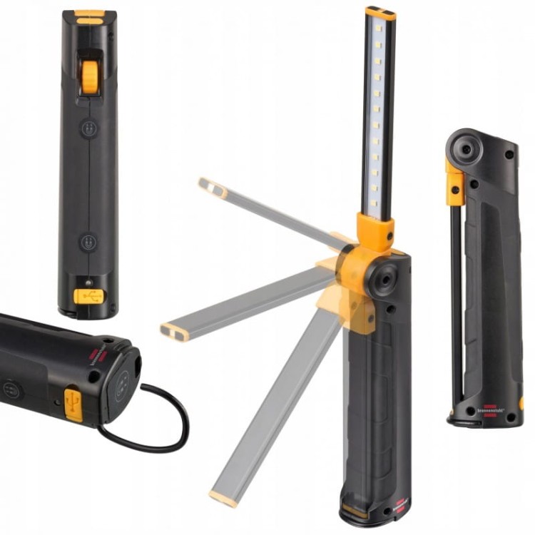 Brennenstuhl sansa 400a latarka lampa led robocza składana akumulator usb