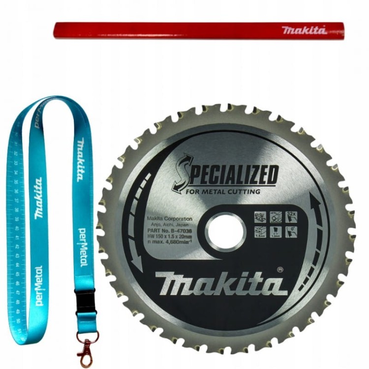 Makita b-47036 tarcza tnąca specialized 150x20mm 32z metal