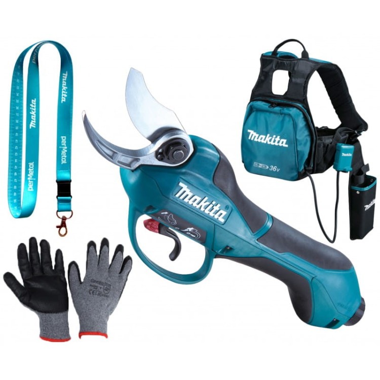 Makita DUP362Z sekator akumulatorowy ogrodniczy 2×18V z wyposażeniem