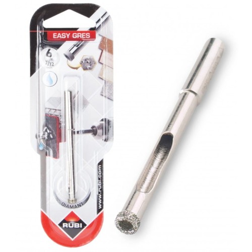 Rubi 04922 wiertło diamentowe Ø 6mm na mokro Easy Gres