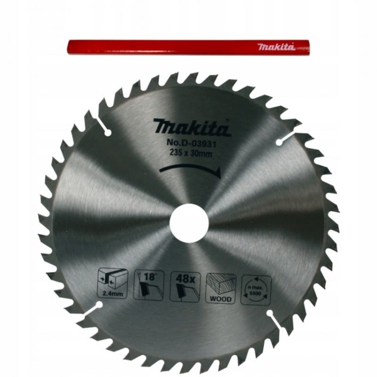 Makita d-03931 tarcza  do drewna 235x30mm 48z