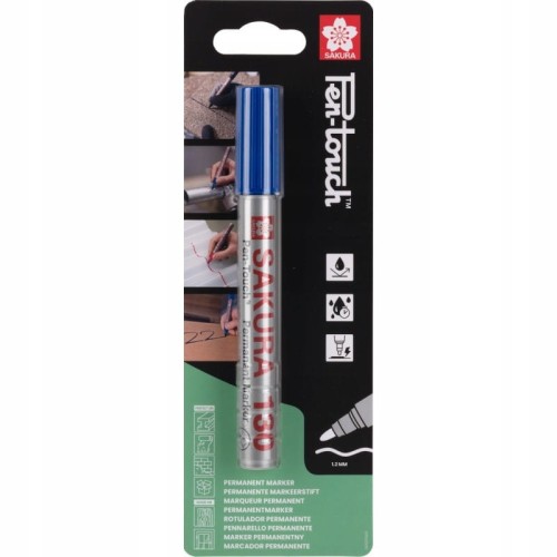 Sakura marker pen-touch 130 niebieski do metalu ceramiki drewna