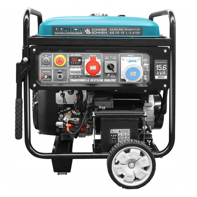 K&amp;s ks 15-1e 1/3 atsr agregat prądotwórczy generator prądu 230v/400v siłowy